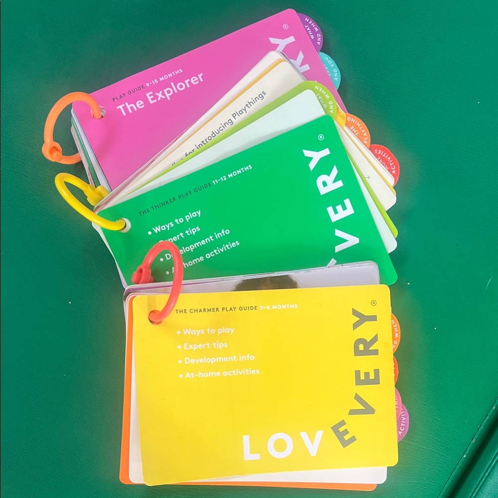Lovevery Kids Learning Toy Play Guide Set - Multicolor